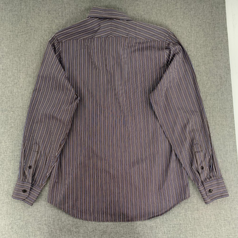 Men's Express Design Studio Button Down Shirt Premium Woven Cotton Medium Modern - Picture 10 of 16